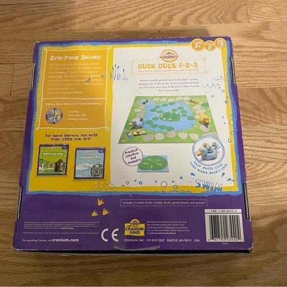 Cranium Duck Duck 1-2-3 Counting Board Game Preschool Learning - Picture 3 of 3
